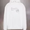 520 stempelprint hoodie met capuchon