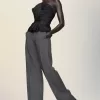 Asymmetrische gedrapeerde top