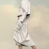 Cropped kraagloos spijkerjack