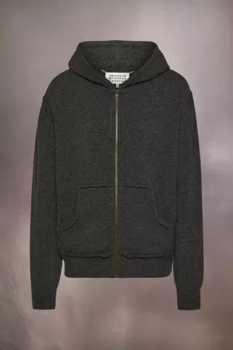 D茅cortiqu茅 kasjmier gebreide hoodie