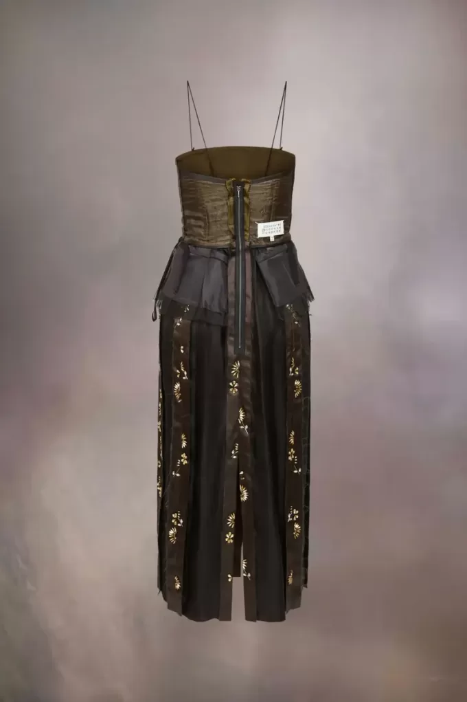 Décortiqu zijden jurk