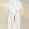 Denim geplooide rok