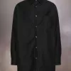 Gewatteerd satijnen katoenen shirt