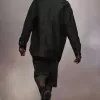 Gewatteerd satijnen katoenen shirt