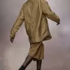 Gewatteerd satijnen katoenen shirt