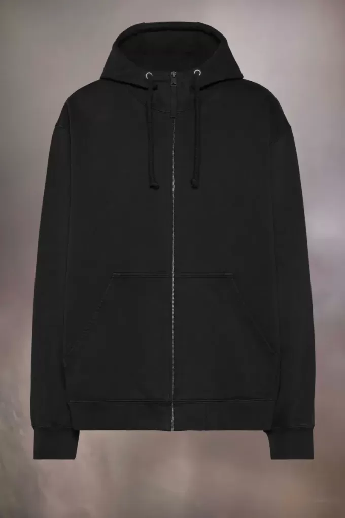 Hoodie met geborduurd logo