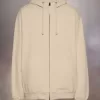 Hoodie met geborduurd logo