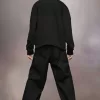 Hoodie met geborduurd logo