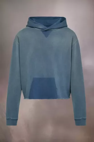 Hoodie met logo van biologisch katoen