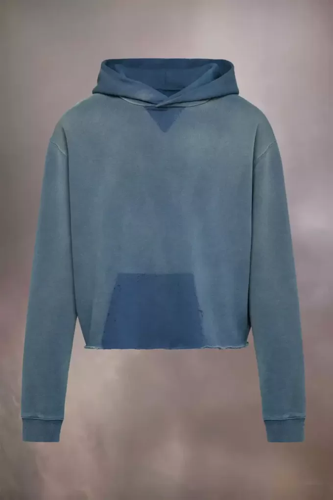Hoodie met logo van biologisch katoen