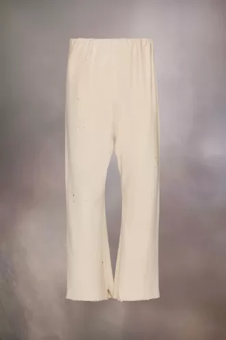 Joggingbroek met uitgesneden zoom