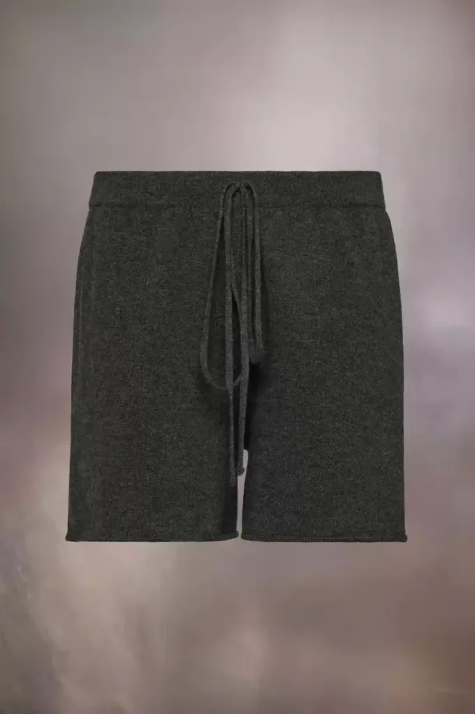 Kasjmier gebreide shorts