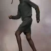 Kasjmier gebreide shorts