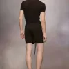 Kasjmier gebreide shorts