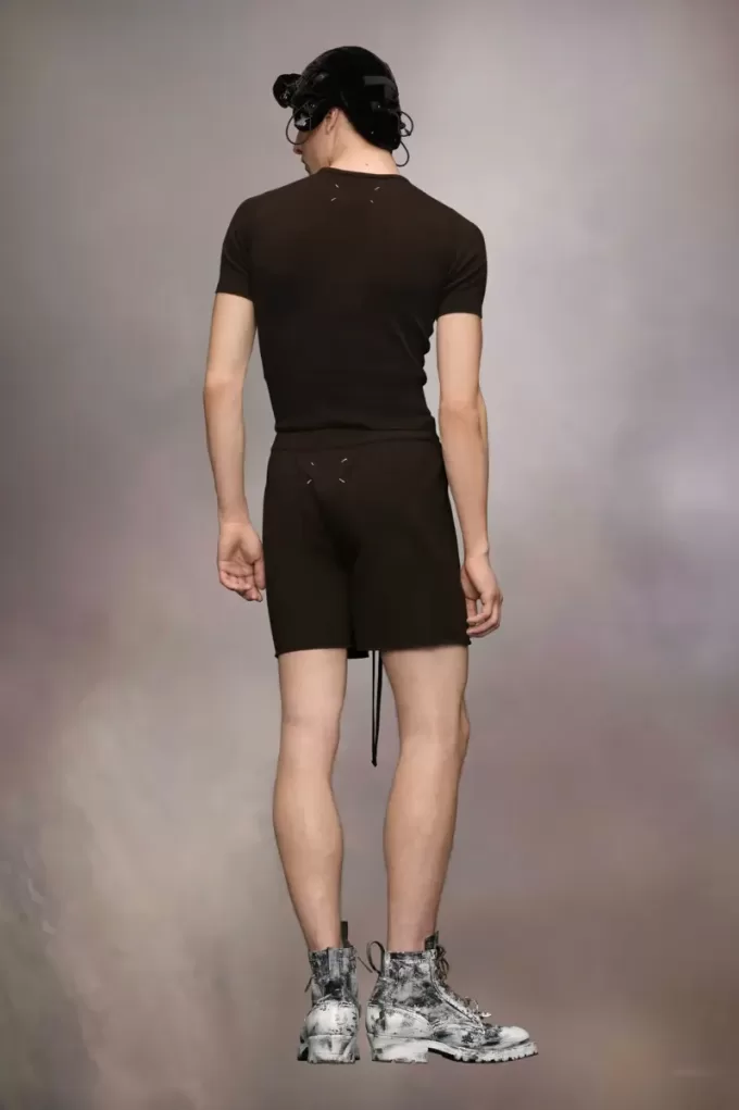 Kasjmier gebreide shorts