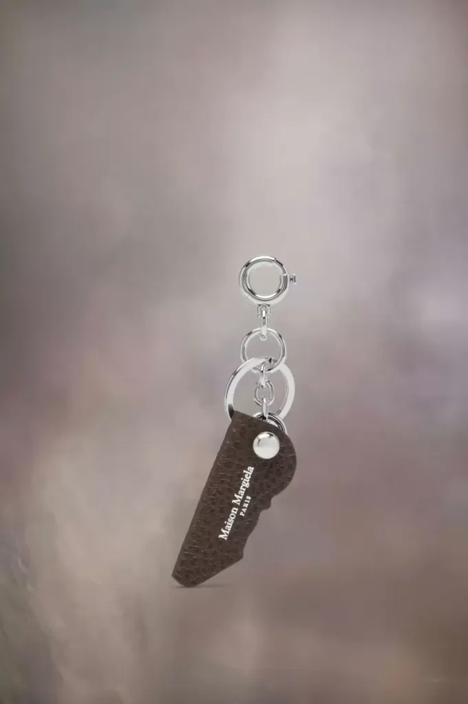 Logo leren sleutelhanger