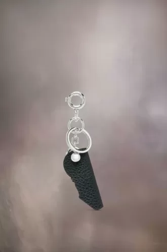 Logo leren sleutelhanger