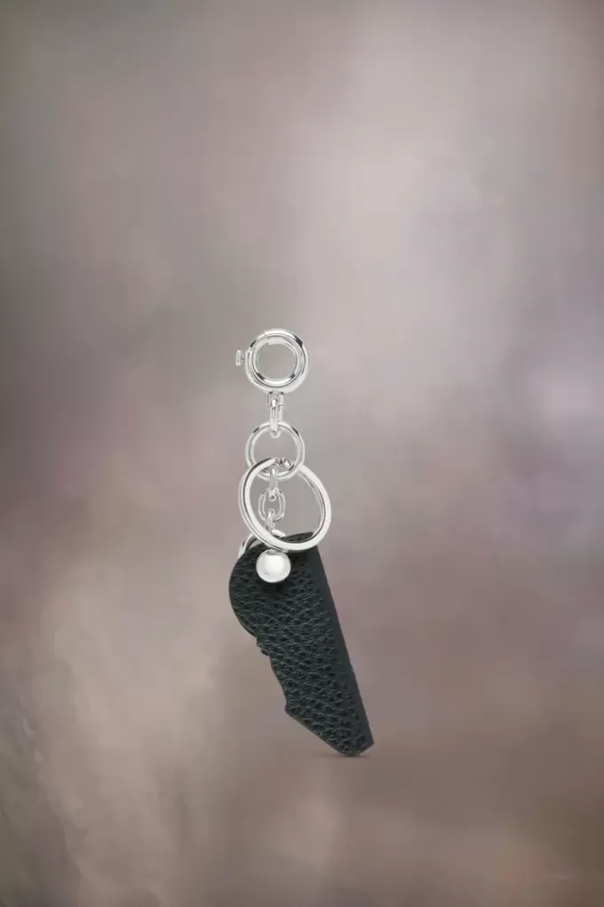 Logo leren sleutelhanger