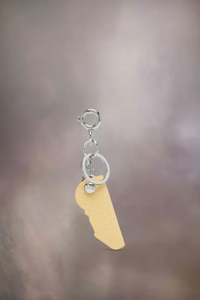Logo leren sleutelhanger