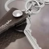 Logo leren sleutelhanger