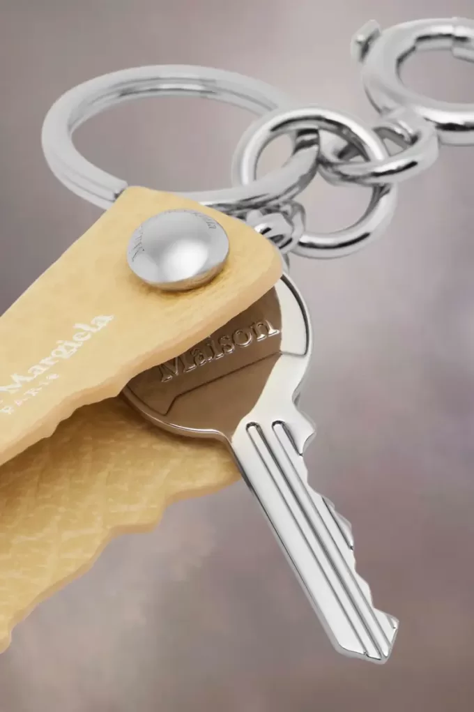 Logo leren sleutelhanger