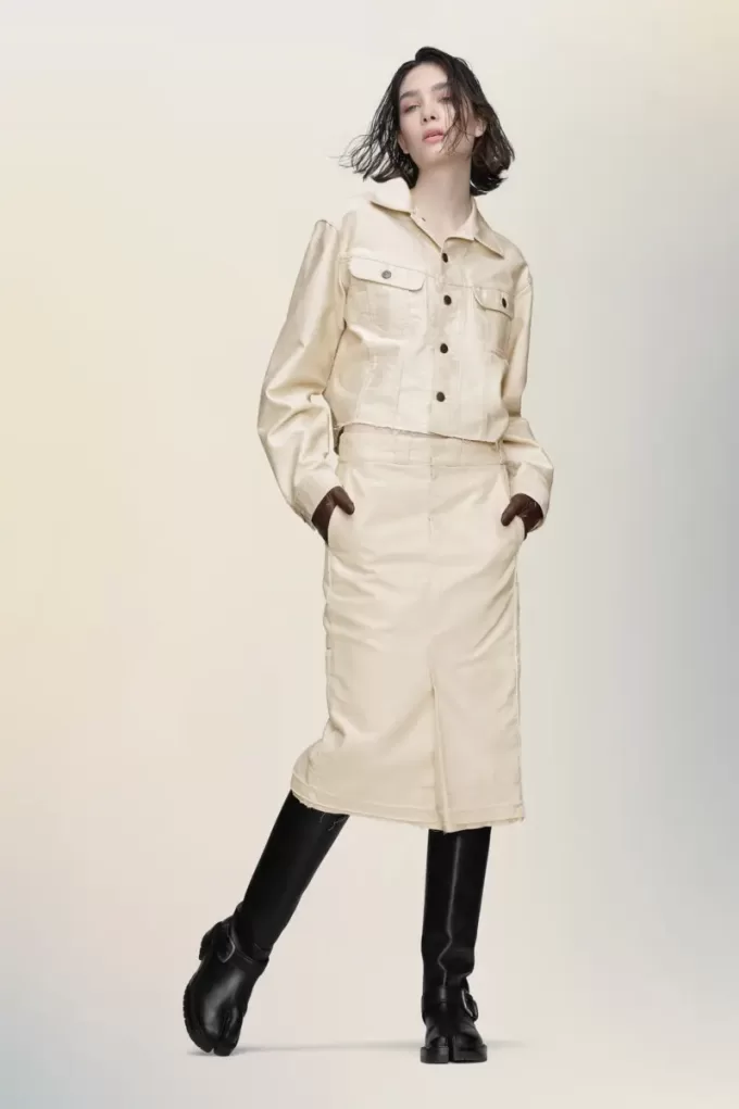 Maison Margiela Chino midi-rok
