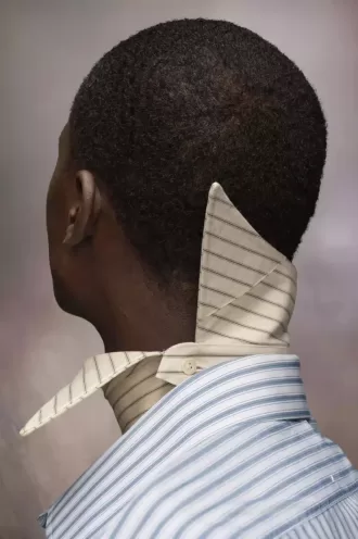 Maison Margiela Gestreepte kraag