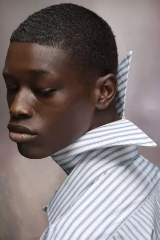 Maison Margiela Gestreepte kraag