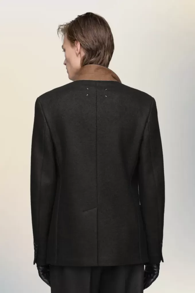 Maison Margiela Gevilte wollen jas