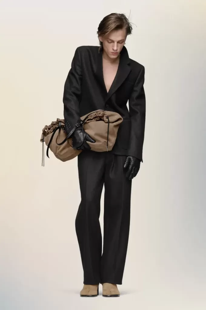 Maison Margiela Gevilte wollen jas