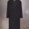 Maison Margiela Geweven lange jas