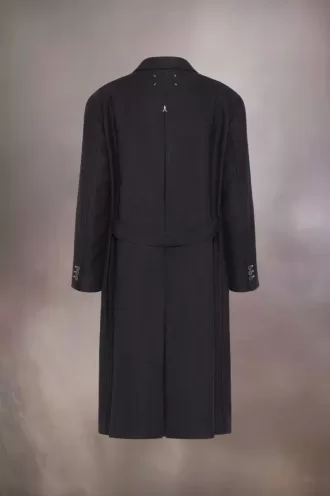 Maison Margiela Geweven lange jas