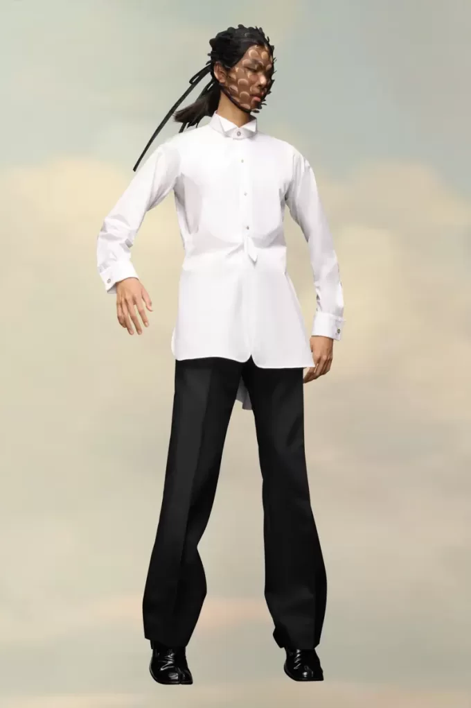 Maison Margiela Katoenen Poplin Overhemd
