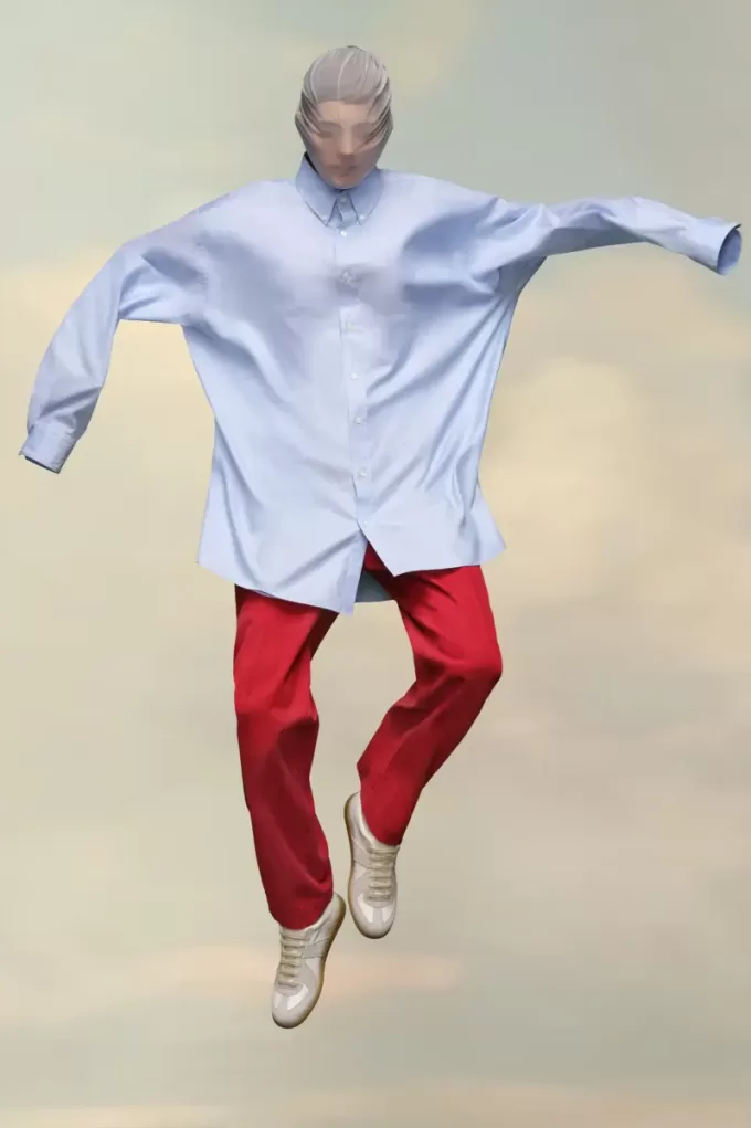 Maison Margiela Katoenen poplin overhemd