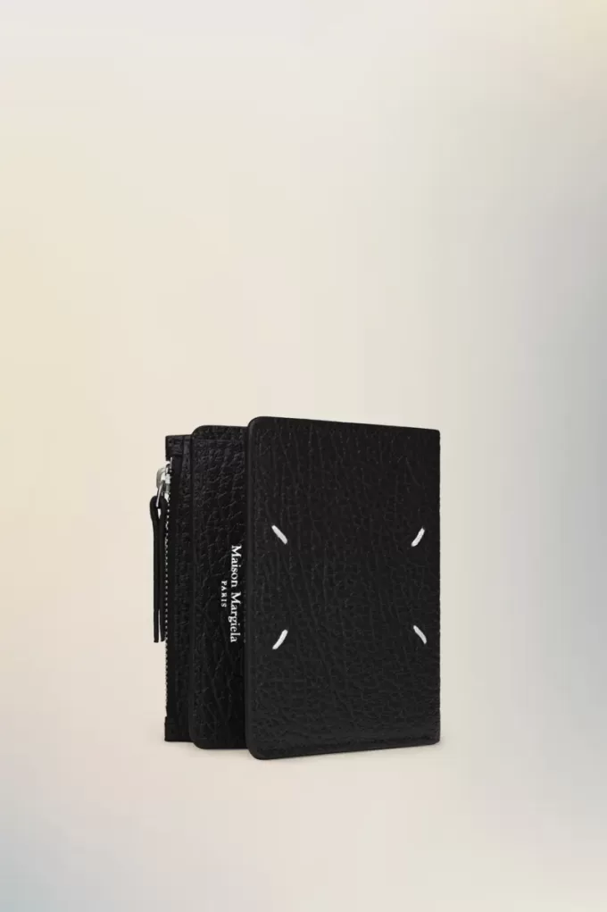 Maison Margiela leren klepportemonnee