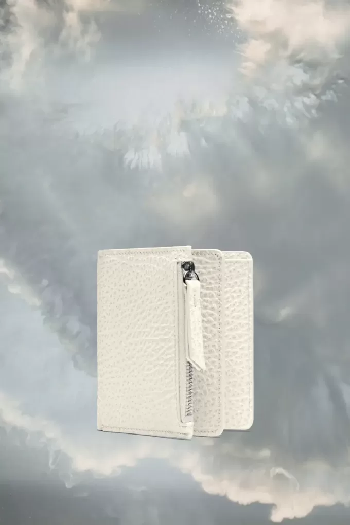 Maison Margiela leren klepportemonnee