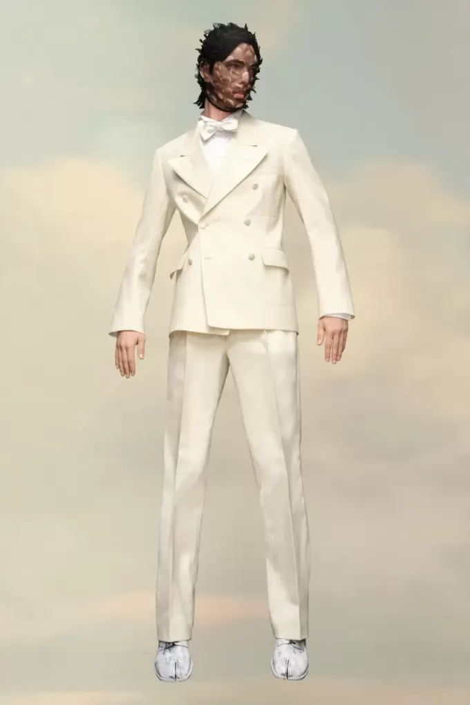 Maison Margiela Mohair Zijden Blazer