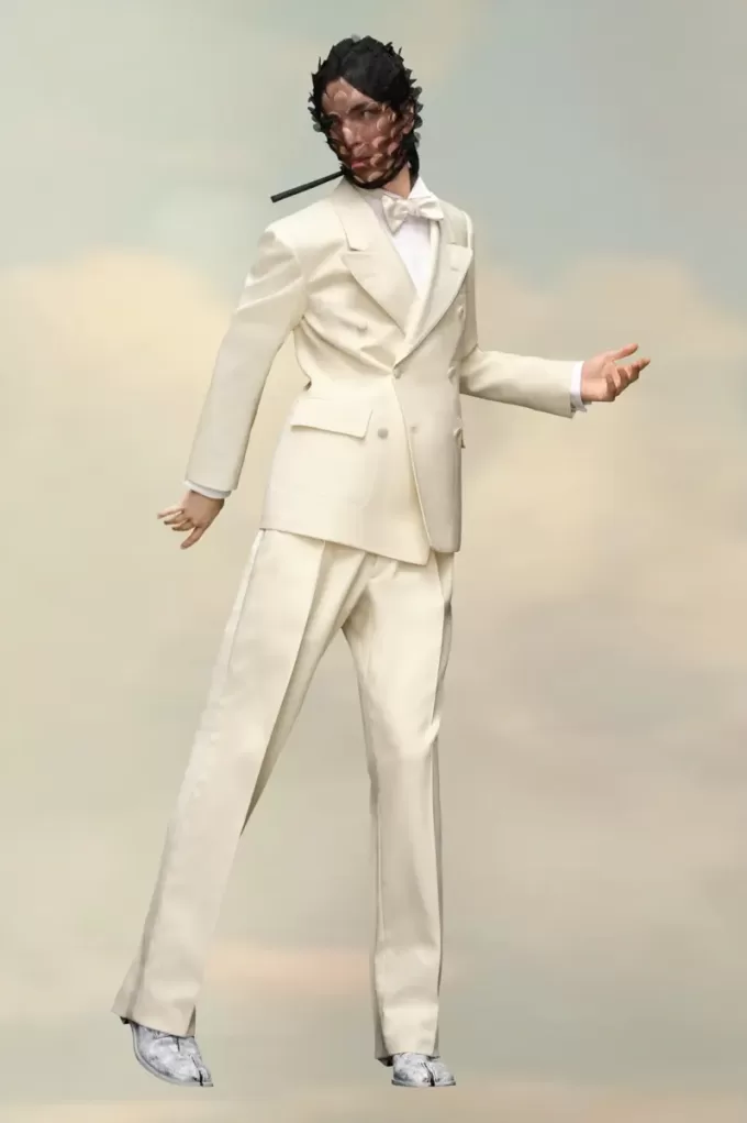 Maison Margiela Mohair Zijden Blazer