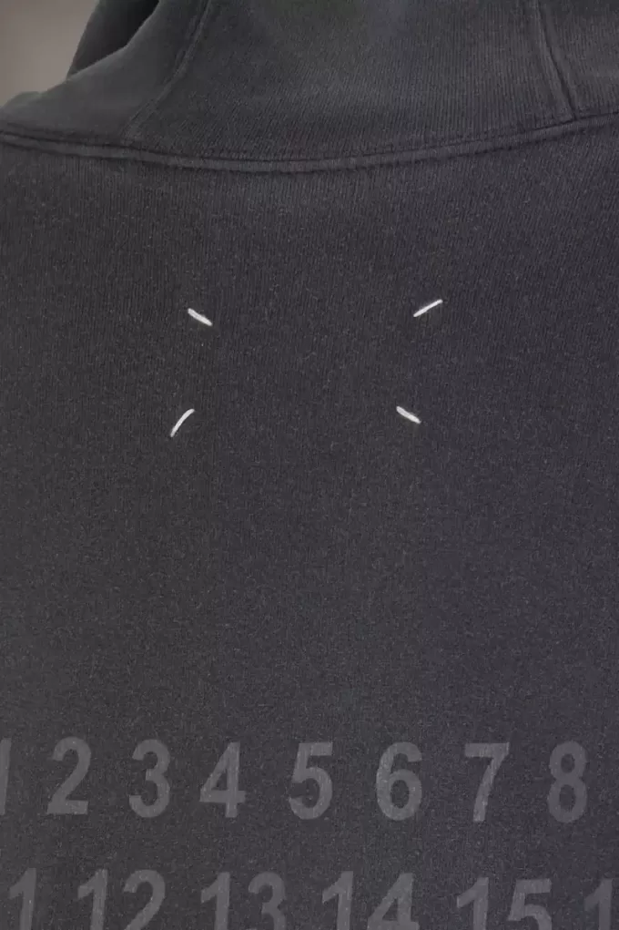 Maison Margiela Numeriek logo hoodie