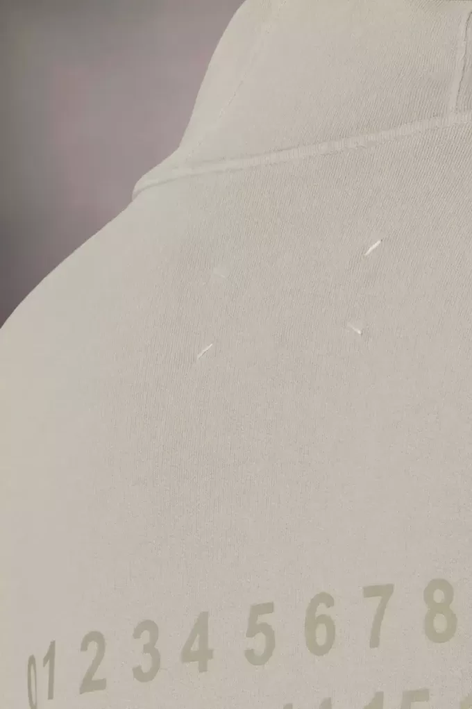 Maison Margiela Numeriek logo hoodie