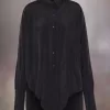 Maison Margiela Overhemd met verlaagde zoom