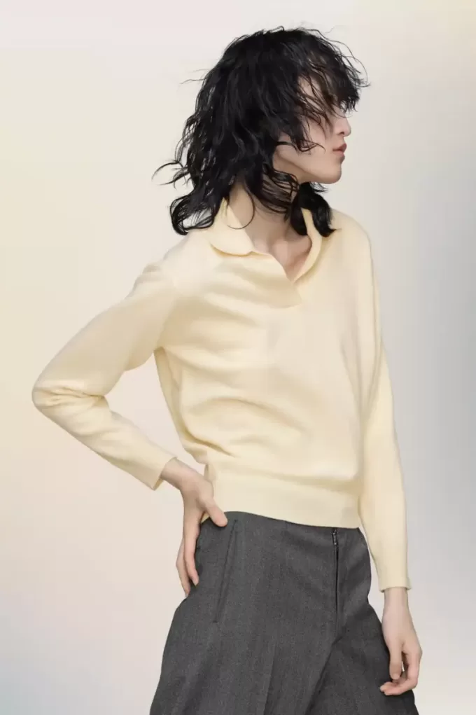 Maison Margiela Polo gebreide top
