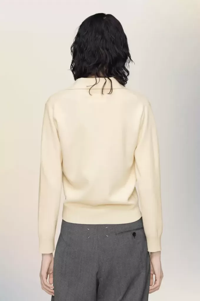 Maison Margiela Polo gebreide top