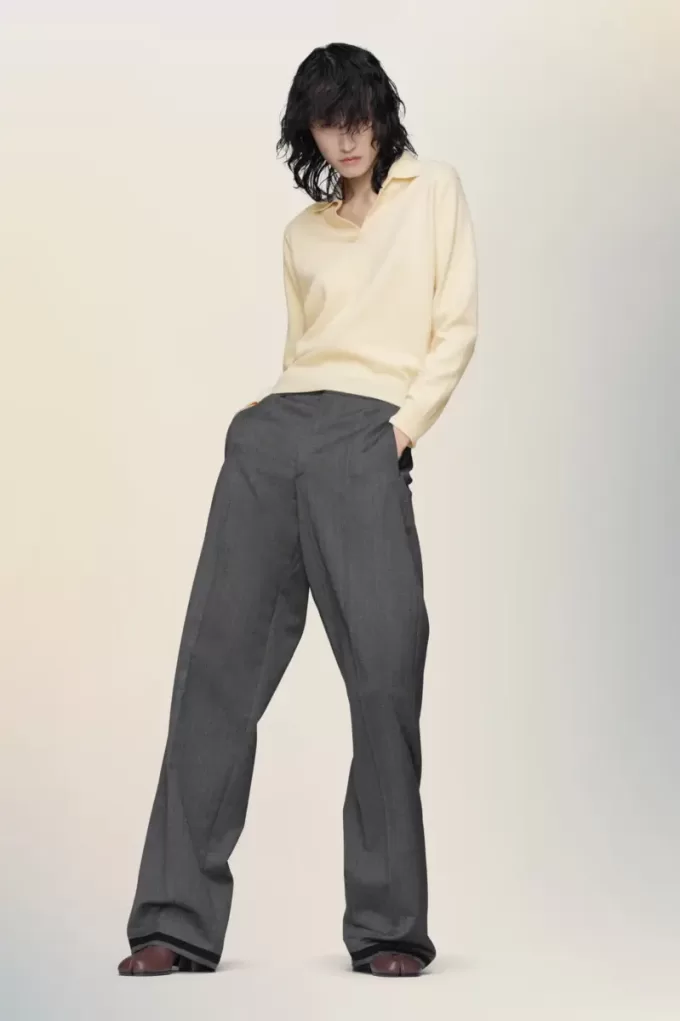Maison Margiela Polo gebreide top