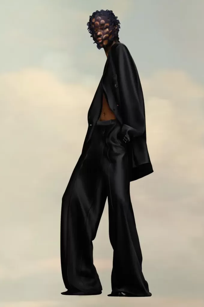 Maison Margiela satijnen pak