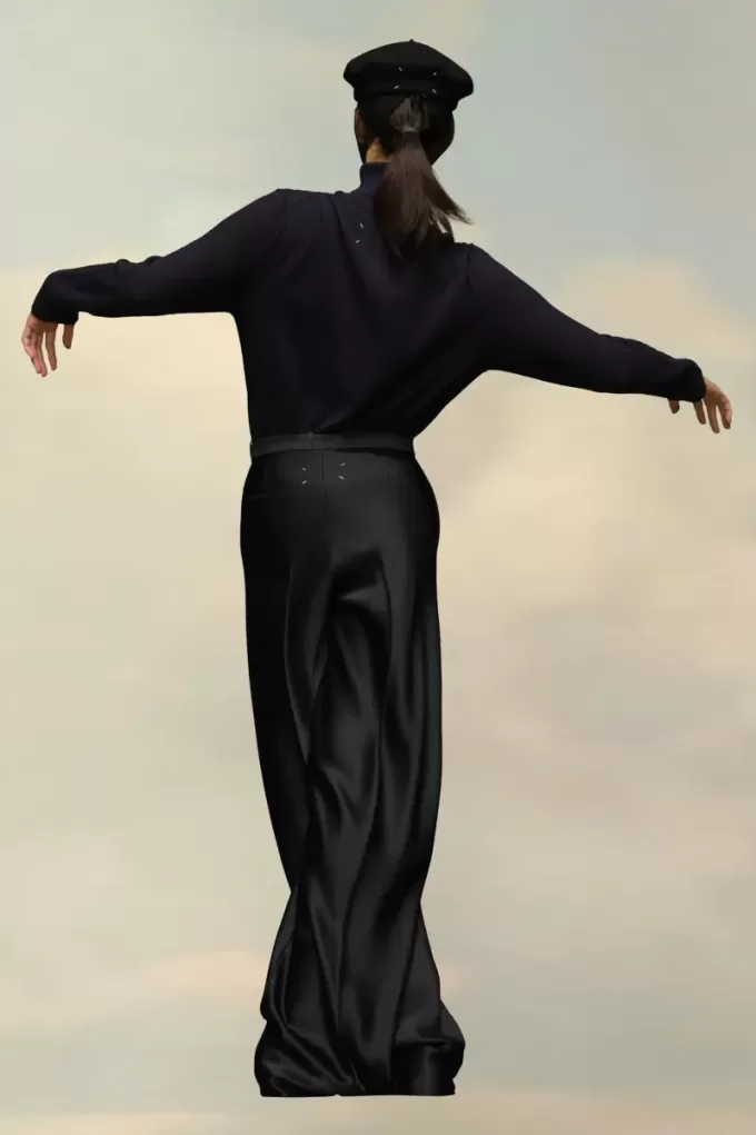 Maison Margiela satijnen pak