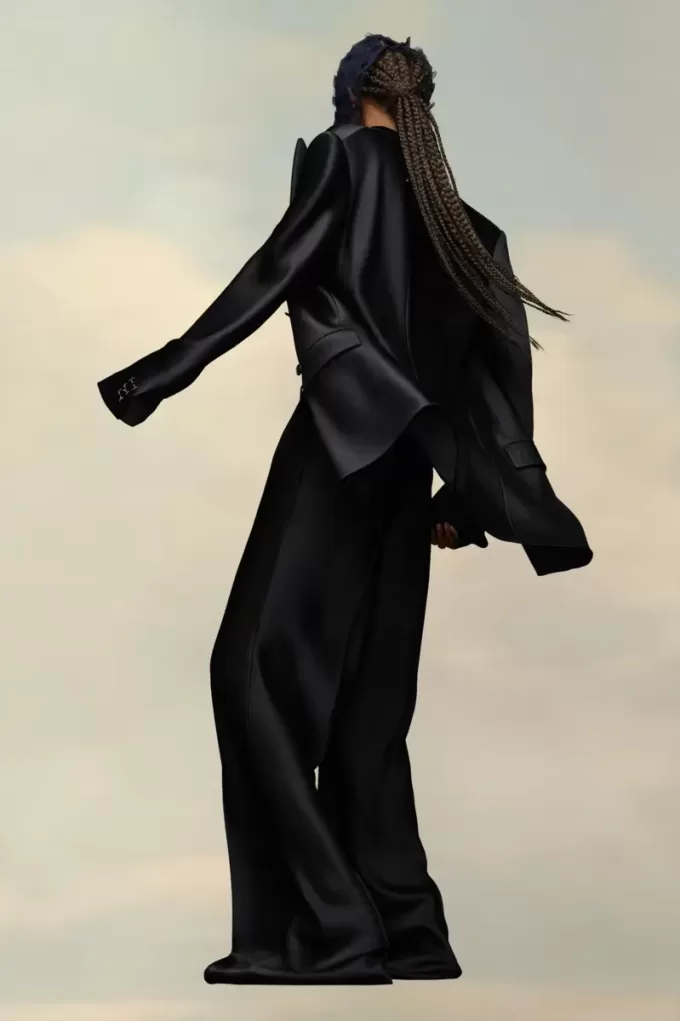 Maison Margiela satijnen pak