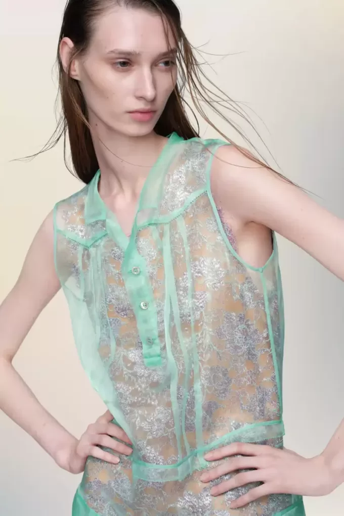 Maison Margiela Sheer theejurk