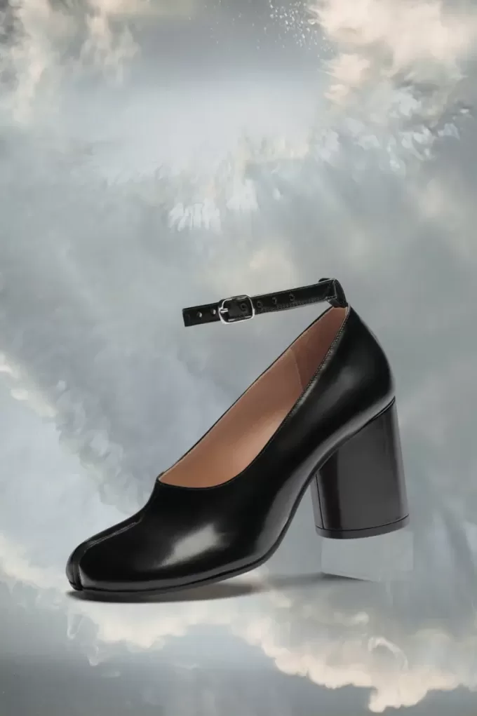 Maison Margiela Tabi leren hakken
