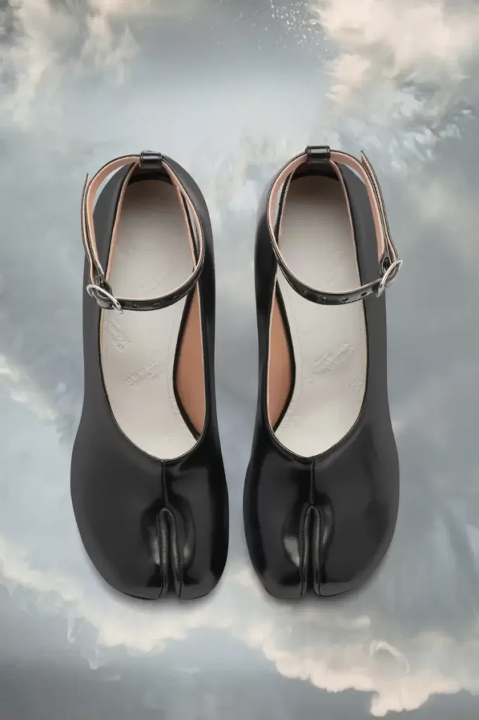 Maison Margiela Tabi leren hakken